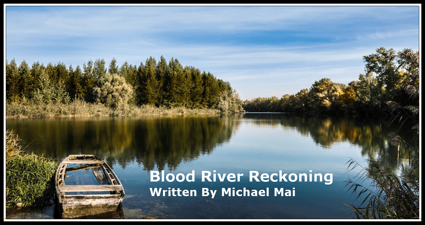 Looking up river on Blood River...